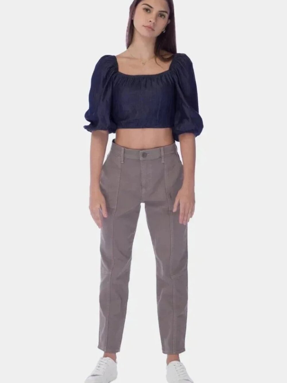 MEME Women's Olive Slouchy Trousers – Size 32